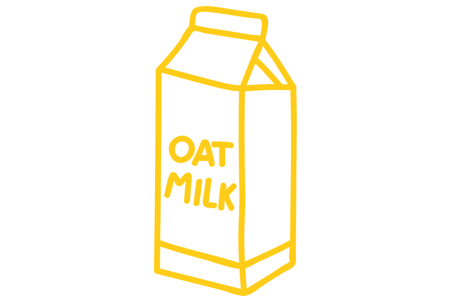 Oat milk carton