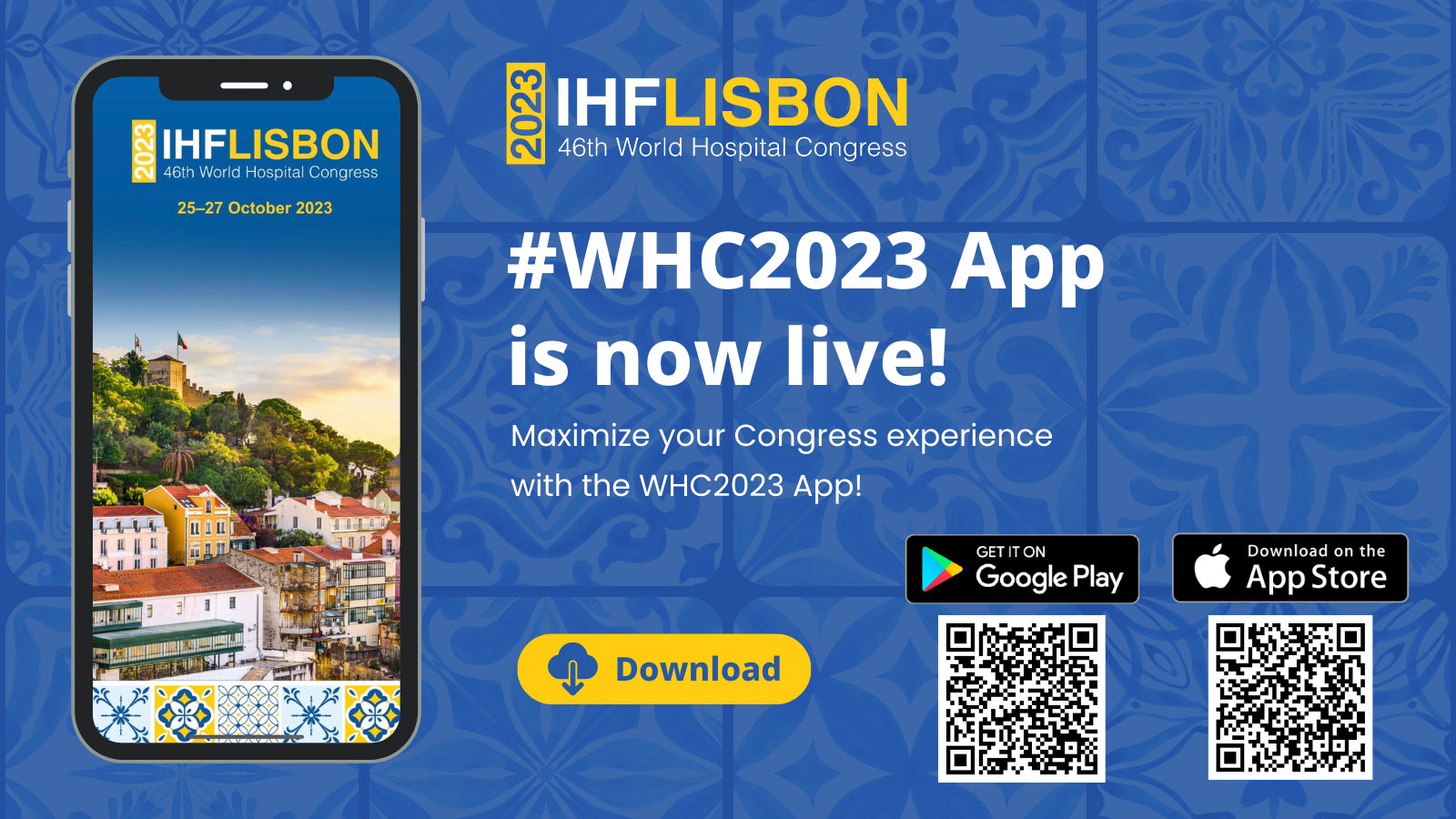 #WHC2023 App is now live! - with download links